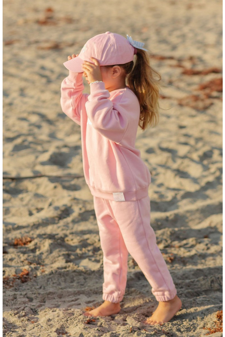 Big Sis Sweatshirt, Alternate, color, Pink/White