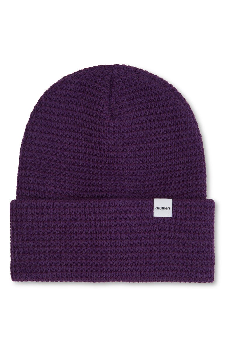 Druthers Organic Cotton Waffle Knit Beanie, Main, color, 