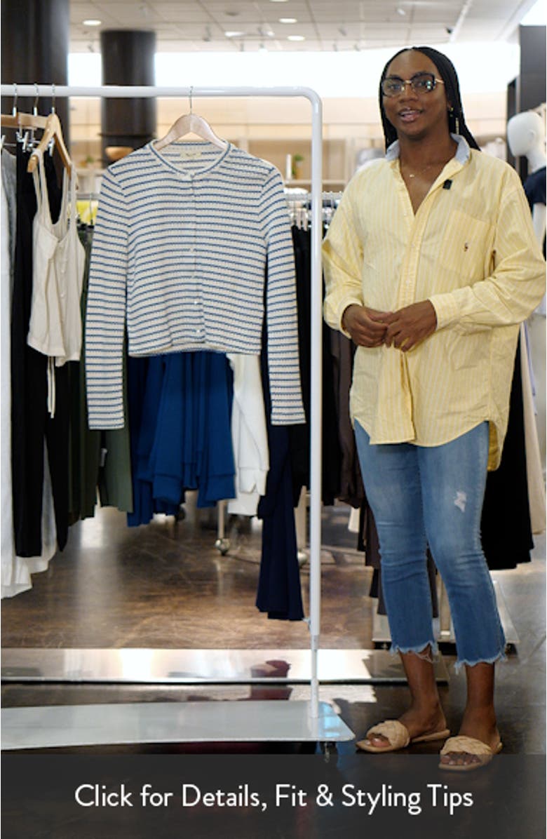 Textured Knit Button Front Cardigan, sales video thumbnail