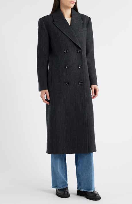 Bernardo Prescott Herringbone Coat