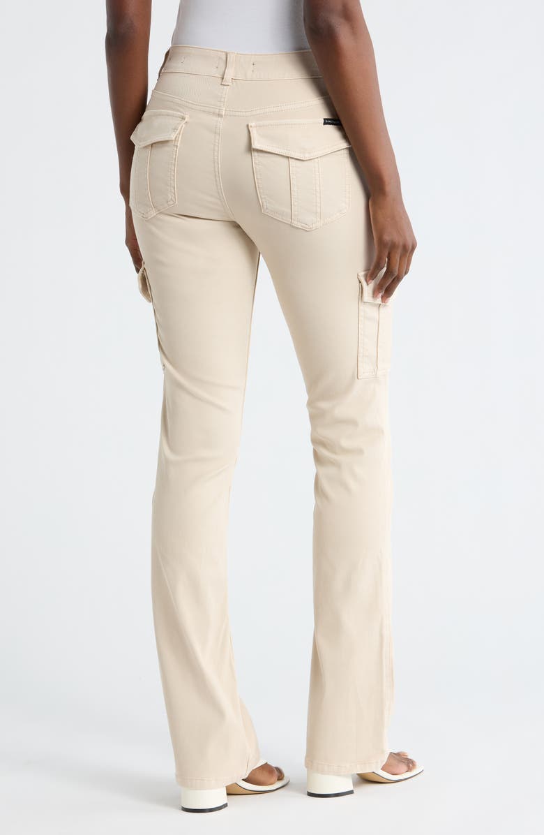 Sanctuary Hayden Sculpted Cotton Blend Bootcut Cargo Pants, Alternate, color, Coconut Brown
