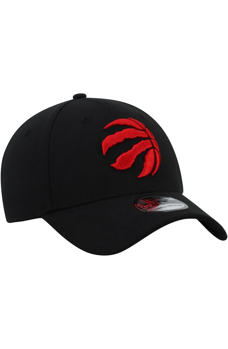 New Era Men's New Era Black Toronto Raptors Team Classic 39THIRTY Flex Hat, Alternate, color, 