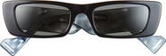Gucci 52mm Rectangular Sunglasses