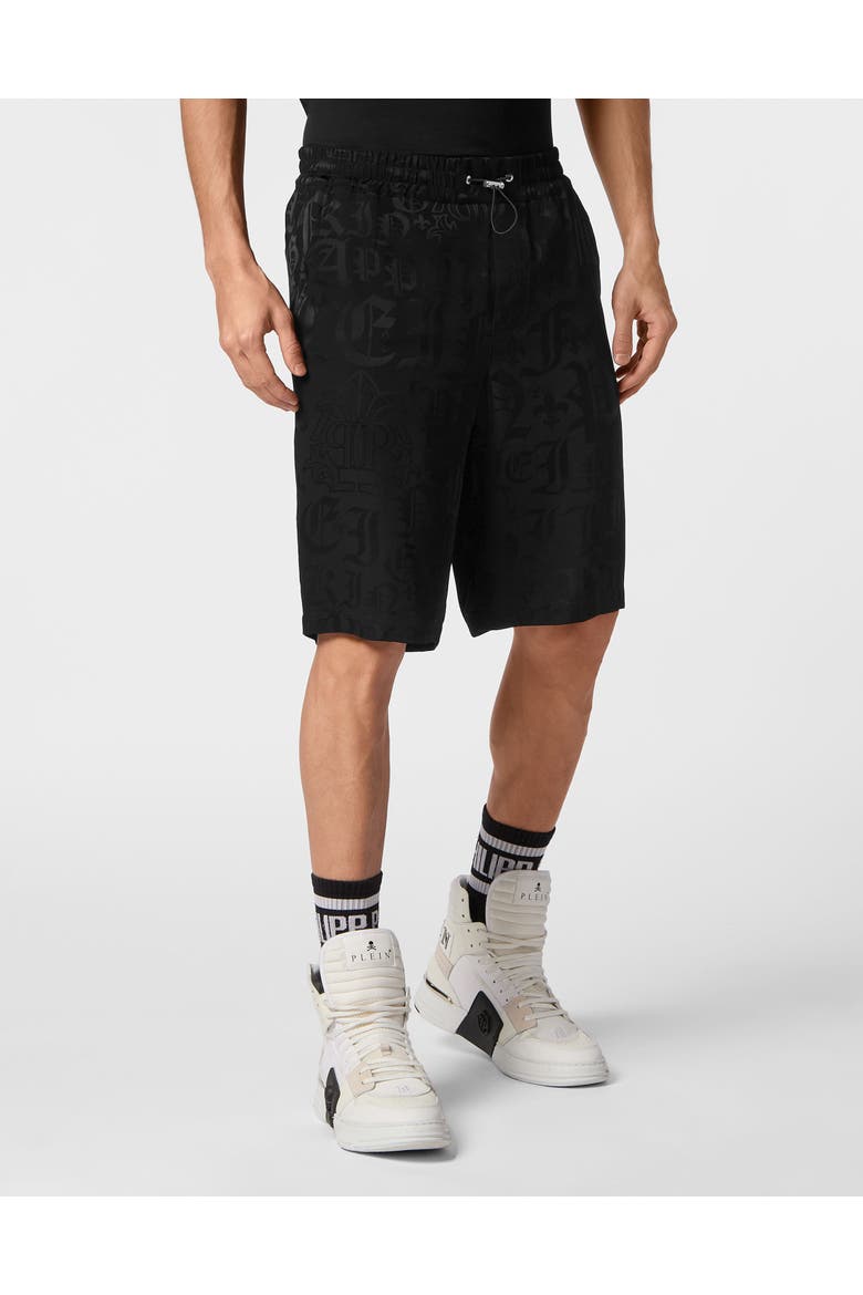 Shorts Monogram Men, Main, color, black