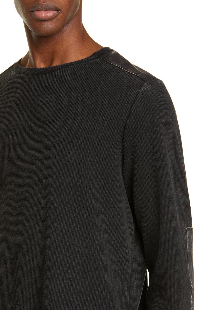 Ovadia Washed Waffle Knit Long Sleeve T-Shirt, Alternate, color,