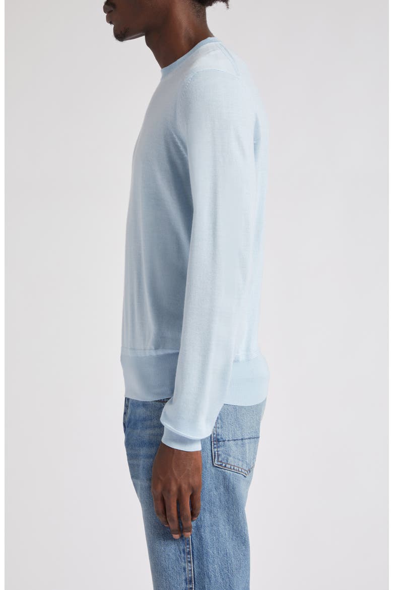 Cashmere & Silk Crewneck Sweater, Alternate, color, SKY BLUE