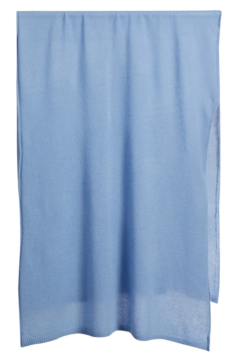 Nordstrom Cashmere Scarf, Alternate, color, Blue Bel Air