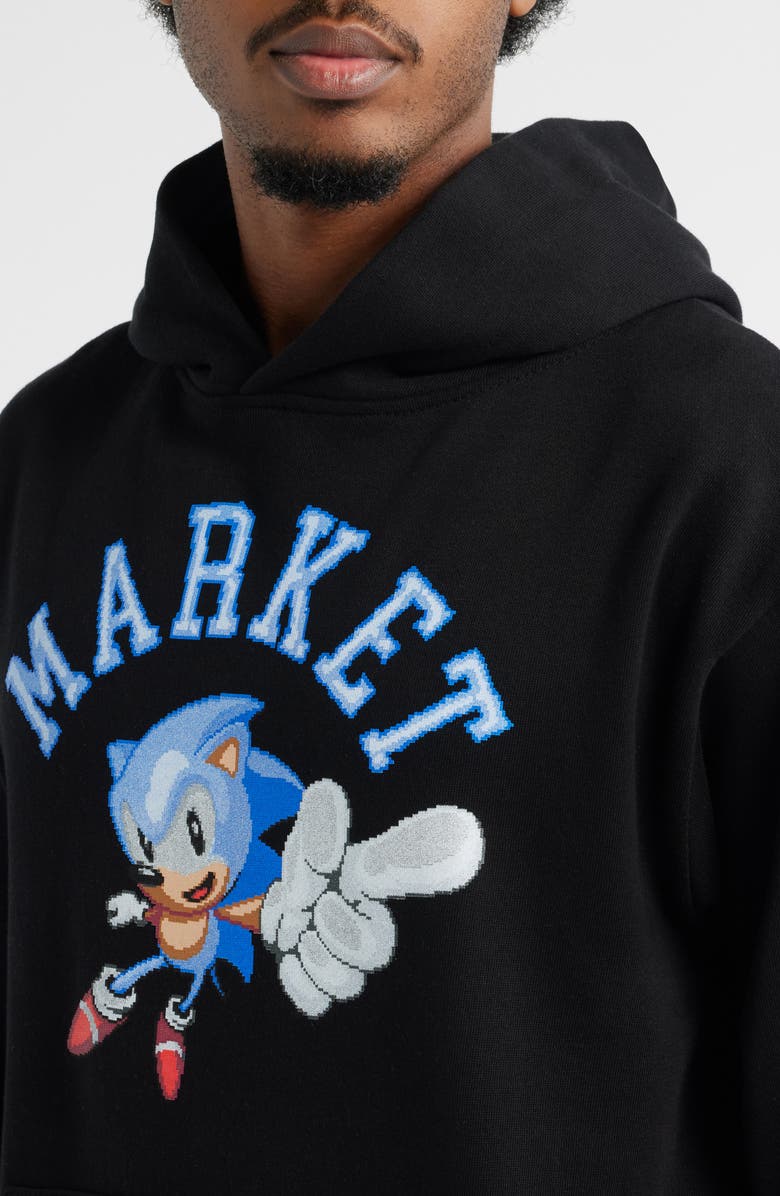 MARKET x Sonic No. 1 Hoodie, Alternate, color, Black