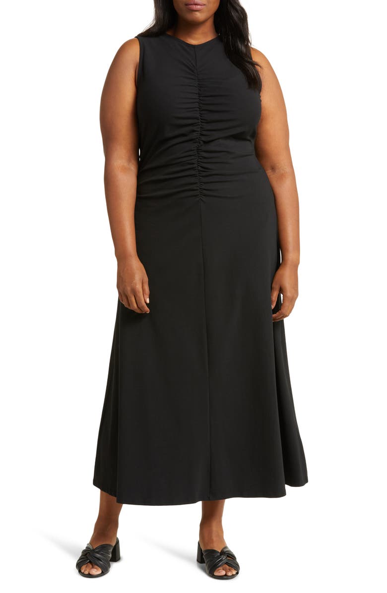 Nordstrom Ruched Front Knit Dress, Main, color,