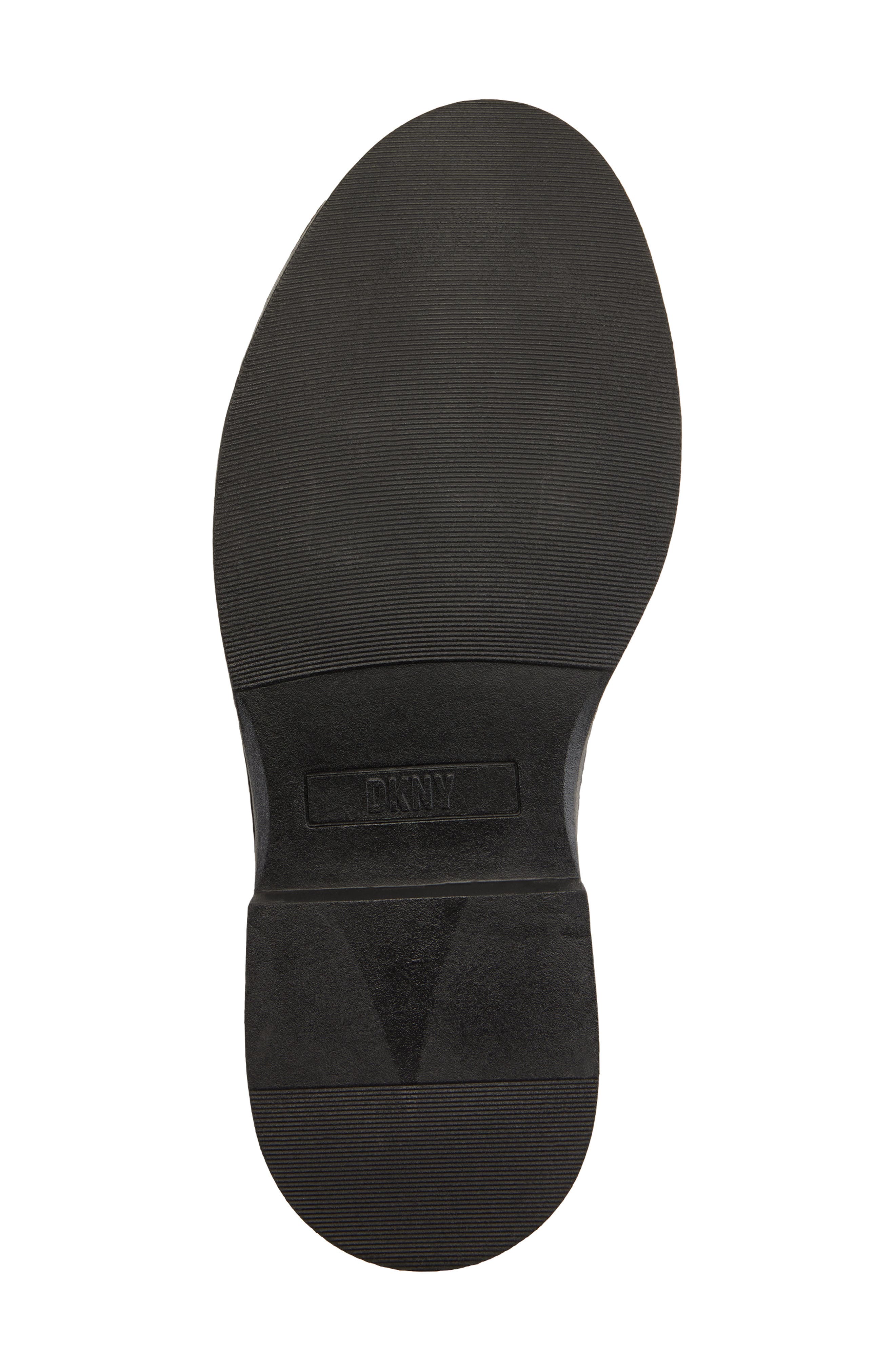 DKNY Malaya High Shine Lace Up Boot, Alternate, color, Pebble