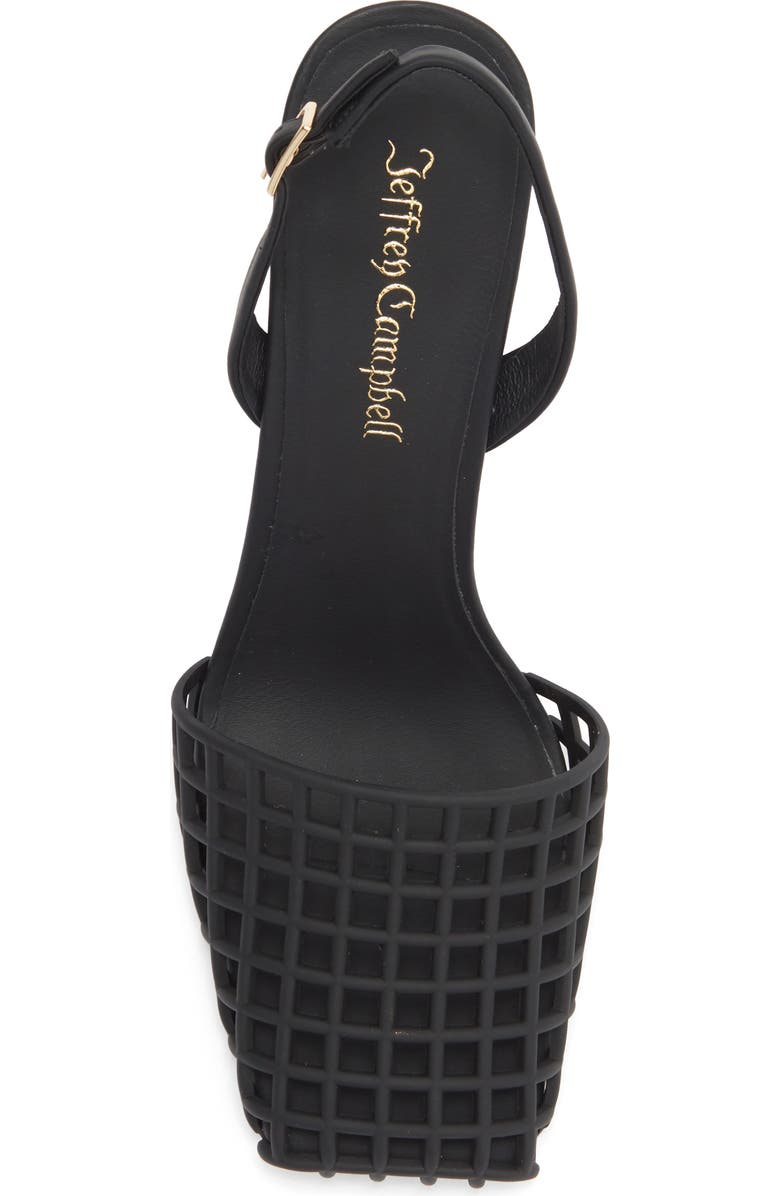 Jeffrey Campbell Aviary Slingback Jelly Pump, Alternate, color, Black Matte