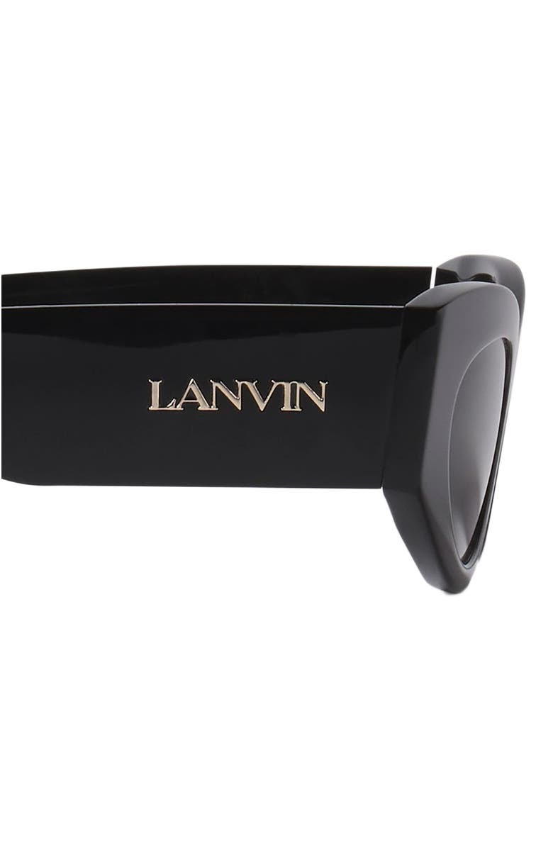 Lanvin Logo Sunglasses, Alternate, color, Black