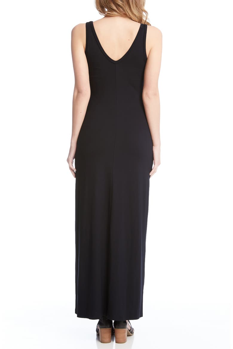 Alana Jersey Maxi Dress, Alternate, color, BLACK