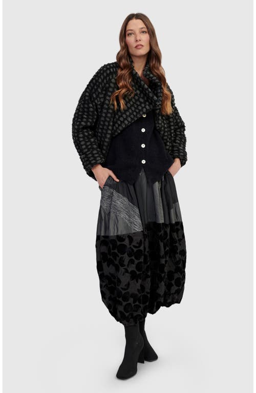Alembika Pyre Cocoon Skirt In Black