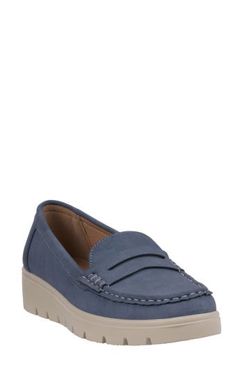 Gc Shoes Fallon Penny Loafer In Blue