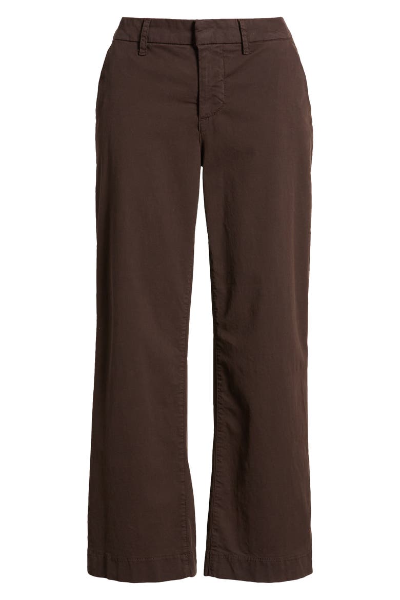 Westport The Italian Ankle Wide Leg Pants, Alternate, color, IRISH COFFEE