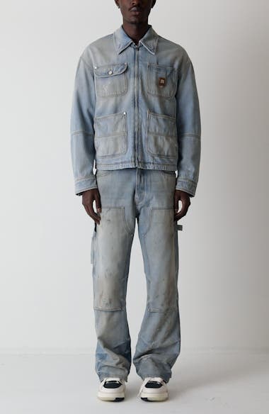 【希少】AMIRI Denim Jacket ジャスティン着用 Amiri Zig Zag Denim Jacket – Justin Reed