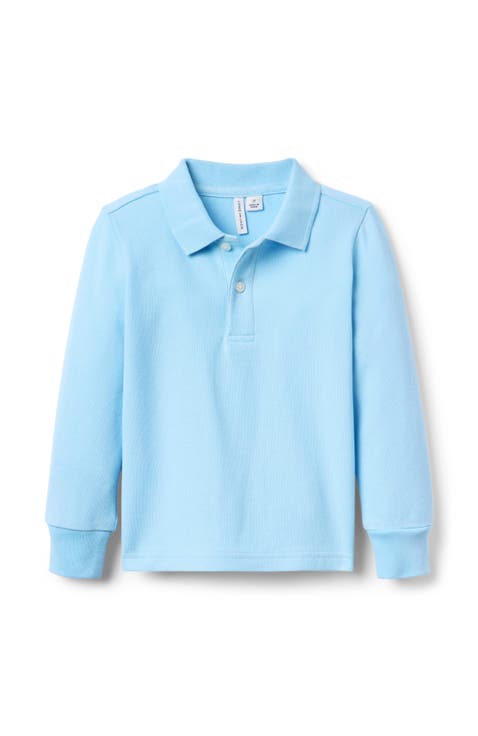 Long Sleeve Pique Polo (Infant)