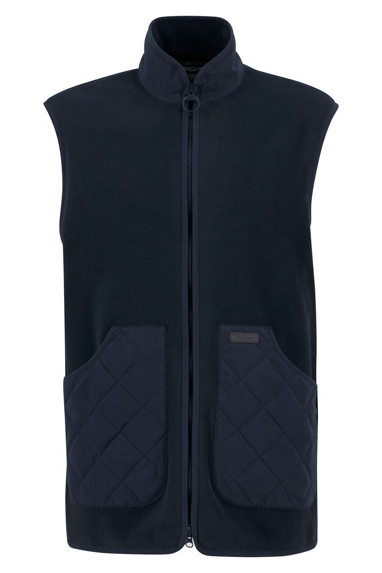 Lowich Fleece Quilted Vest, Alternate, color, NAVY