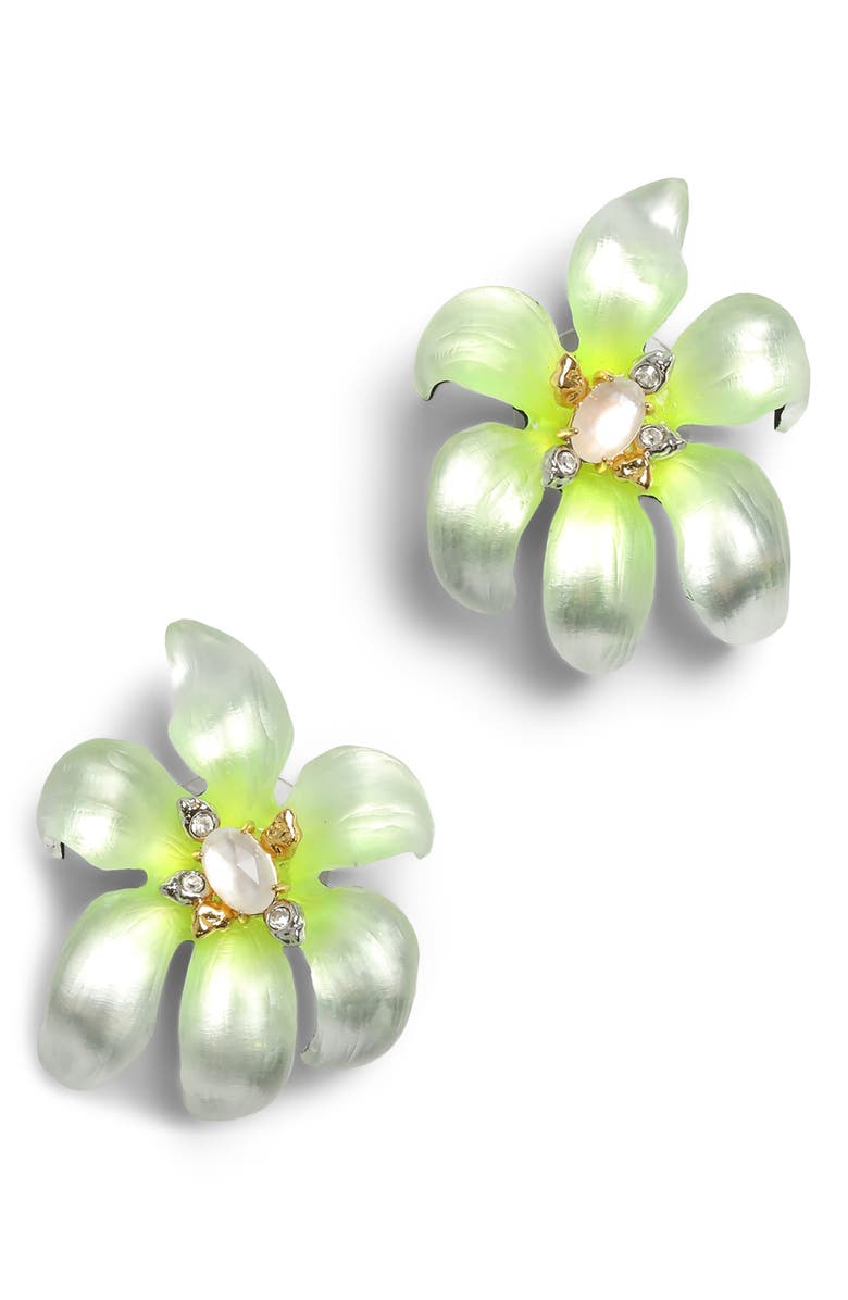 Alexis Bittar Lily Lucite<sup>®</sup> Flower Earrings, Main, color, 