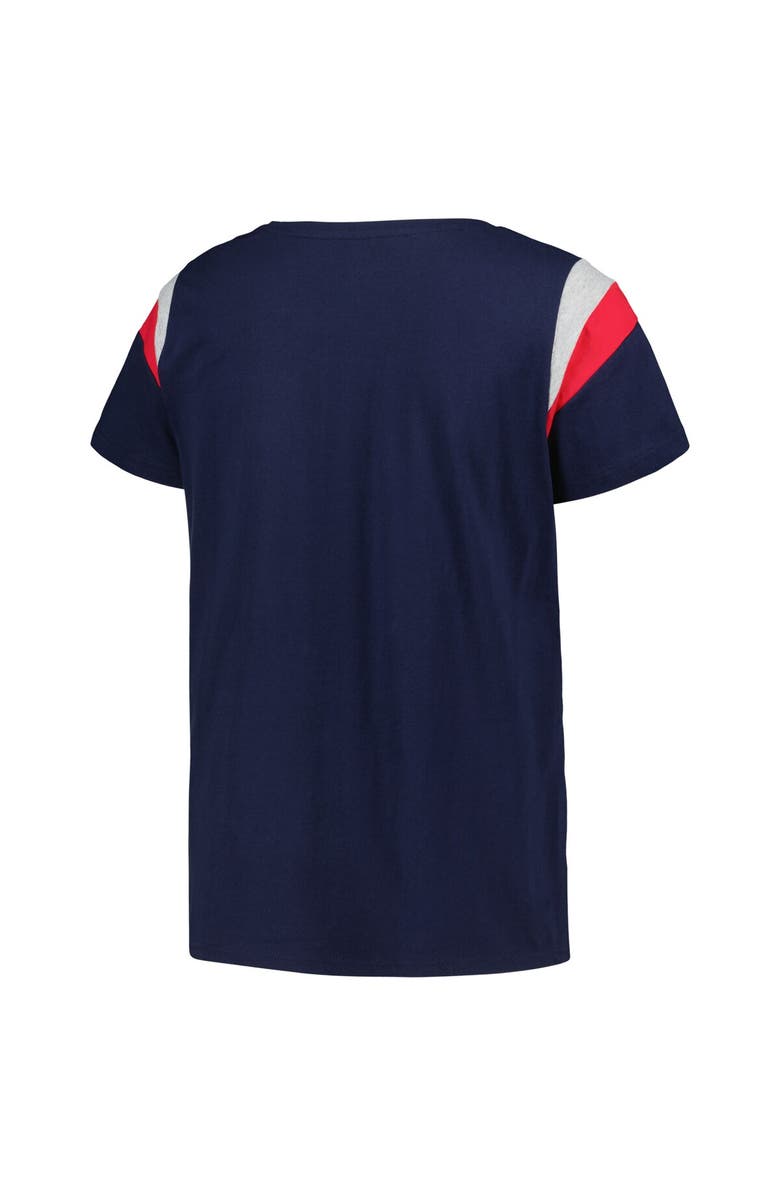 PROFILE Women's Profile Navy Cleveland Guardians Plus Size Scoop Neck T-Shirt, Alternate, color, Navy