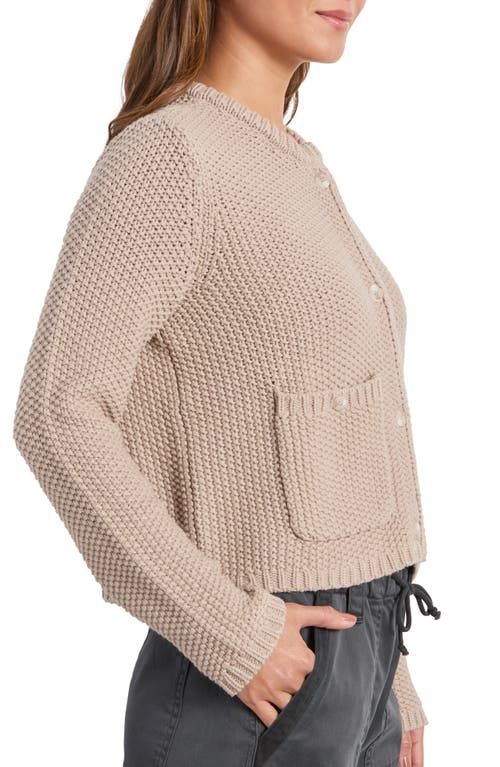 Splendid Angelica Cardigan In Brown