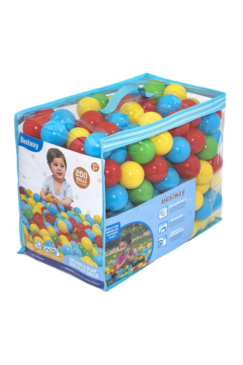 250 Bright Color Toy Balls, Main, color, Multicolored