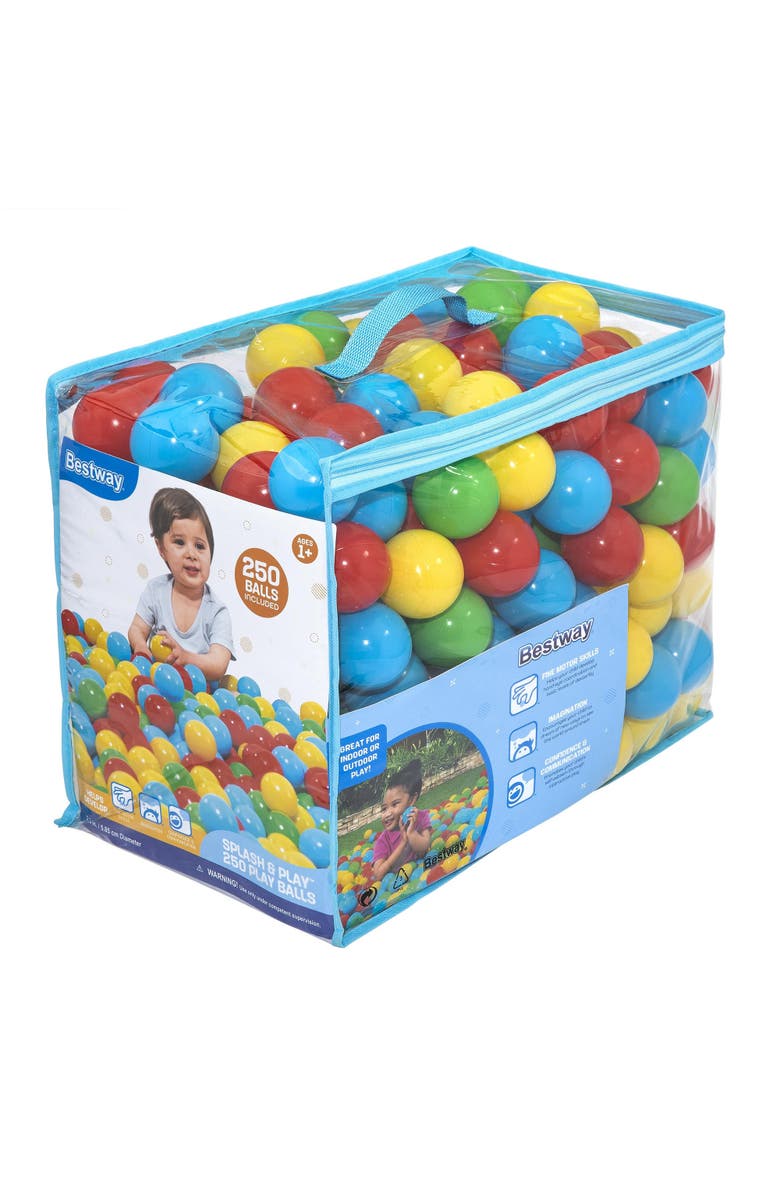 Bestway 250 Bright Color Toy Balls, Main, color,