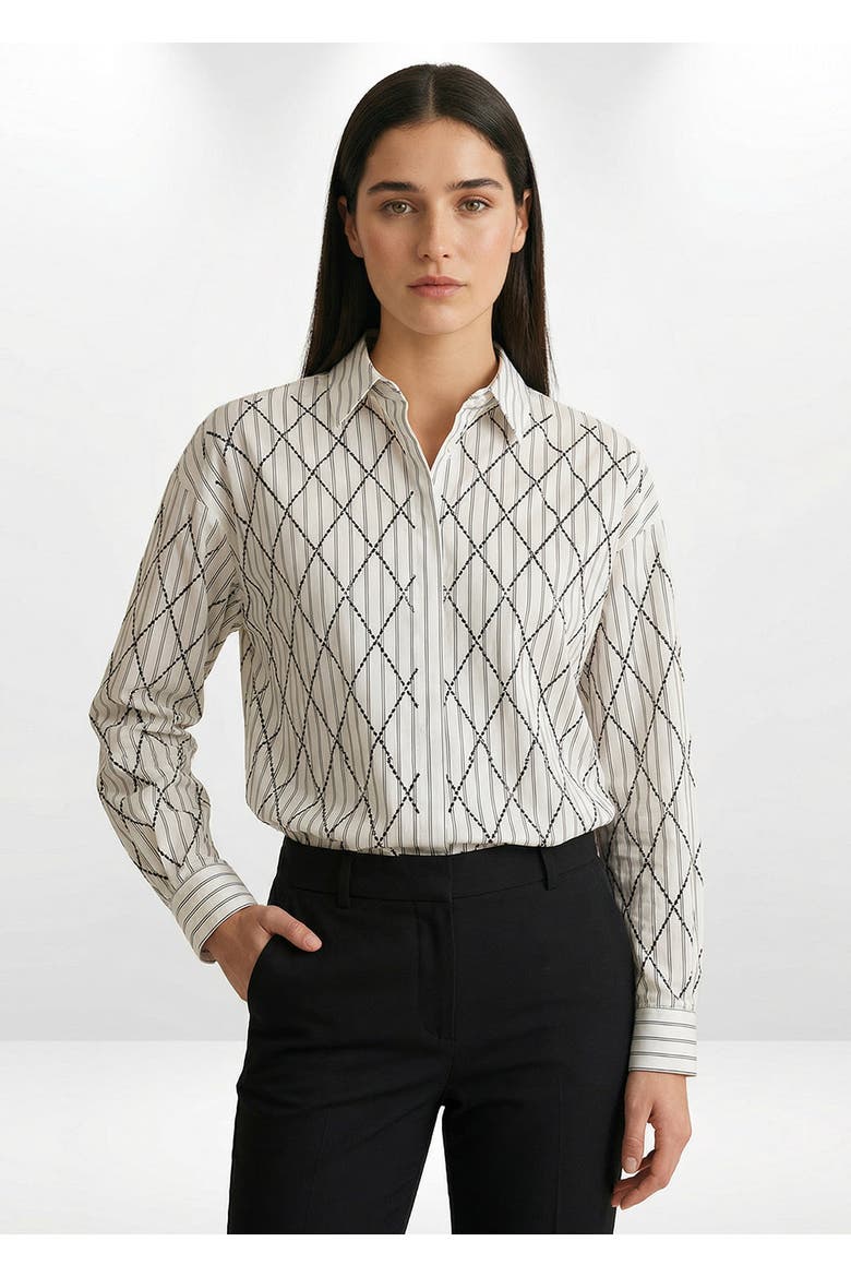 Kailee Embroidered Shirt, Main, color, MULTI COLOR