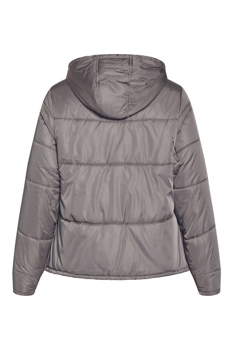 Kate Hooded Puffer Jacket, Alternate, color, PLATINUM