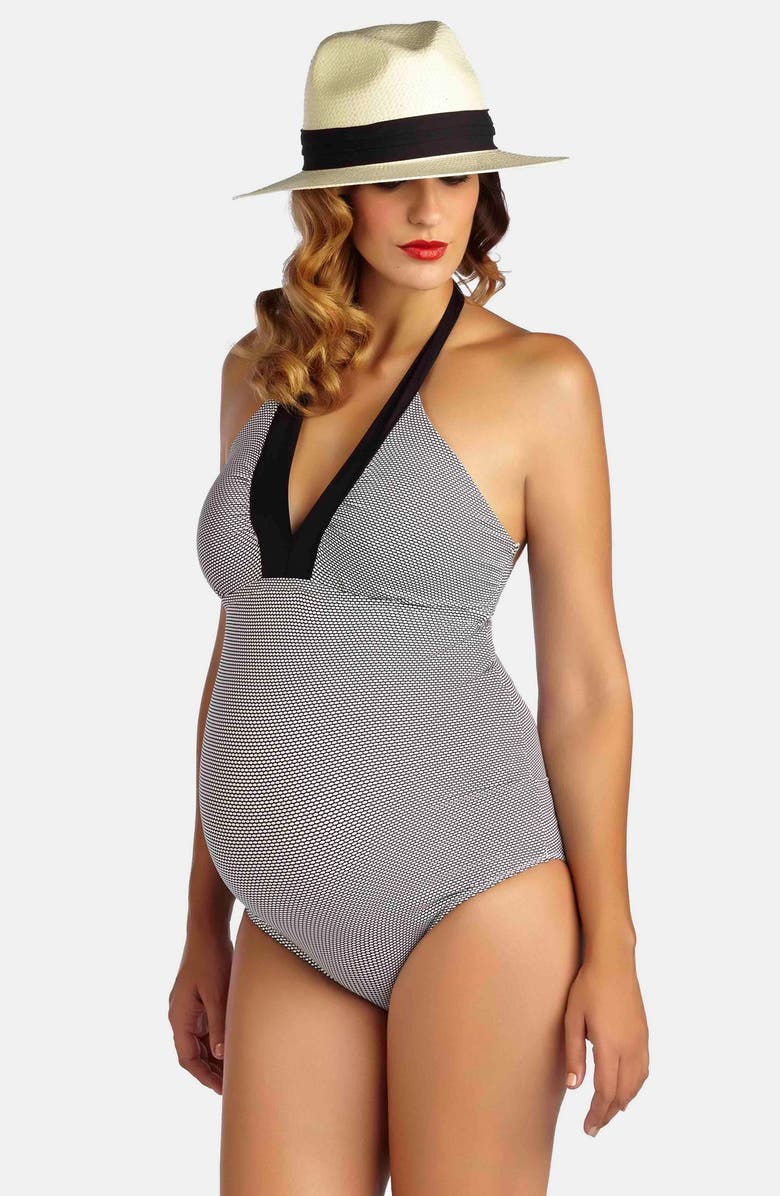 Pez D'Or Montego Bay One-Piece Maternity Swimsuit, Main, color, 