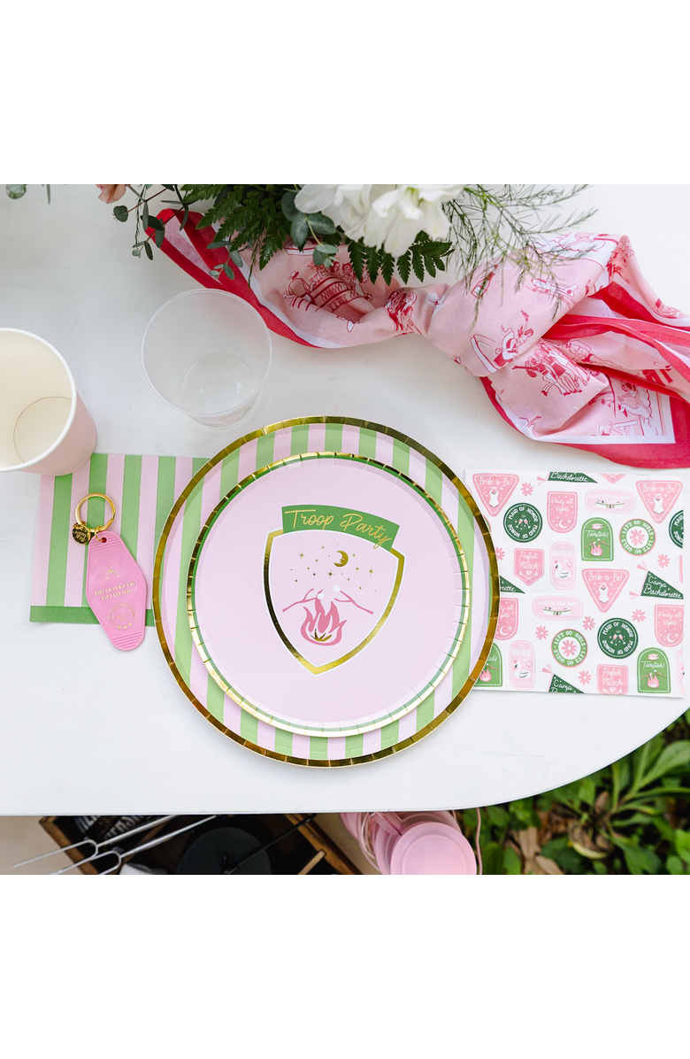 Jollity & Co. Camp Bachelorette Large Napkins, Alternate, color, Assorted Pre-Pack