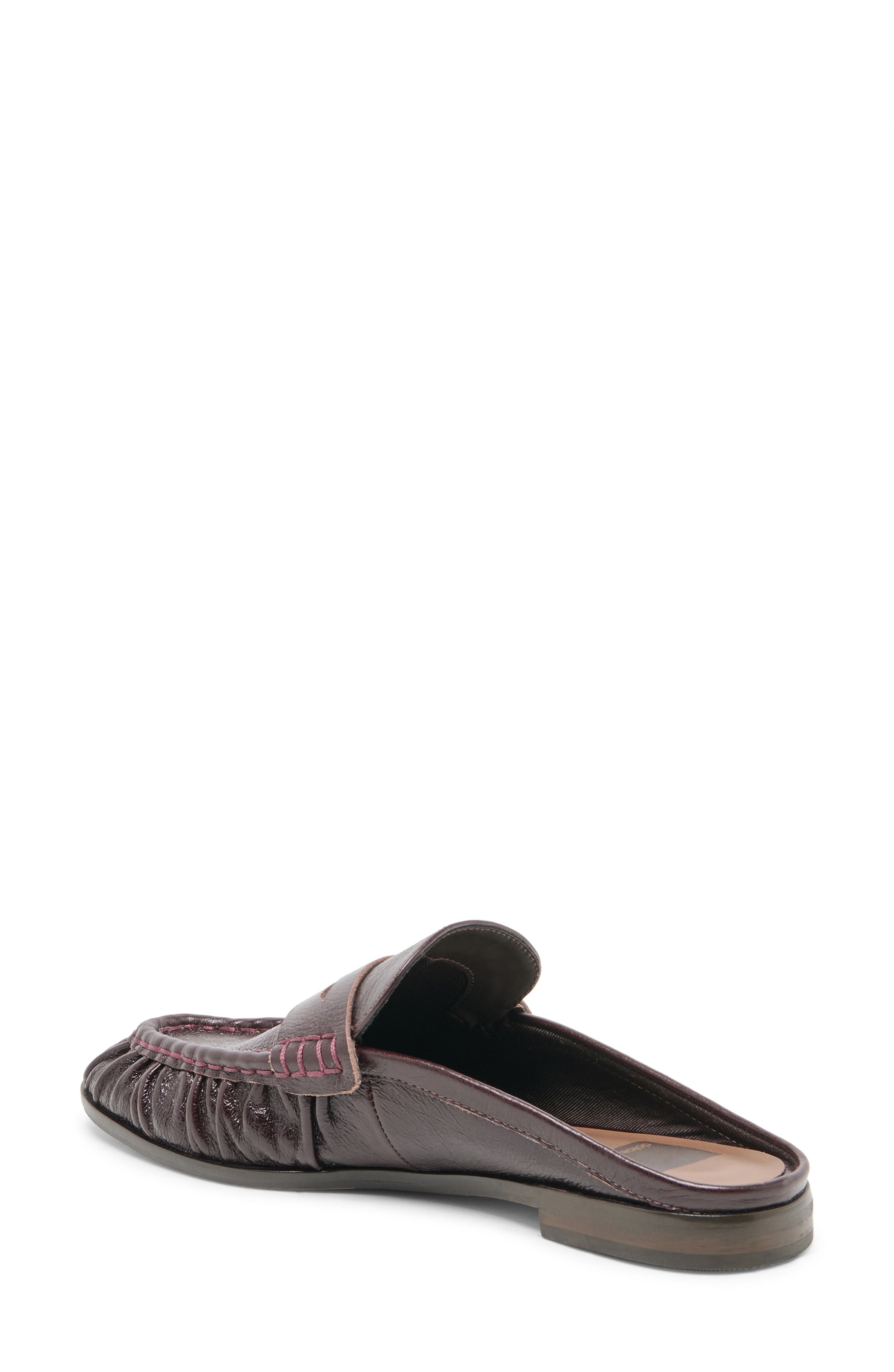 Betzy Mule, Alternate, color, BLACKBERRY LEATHER