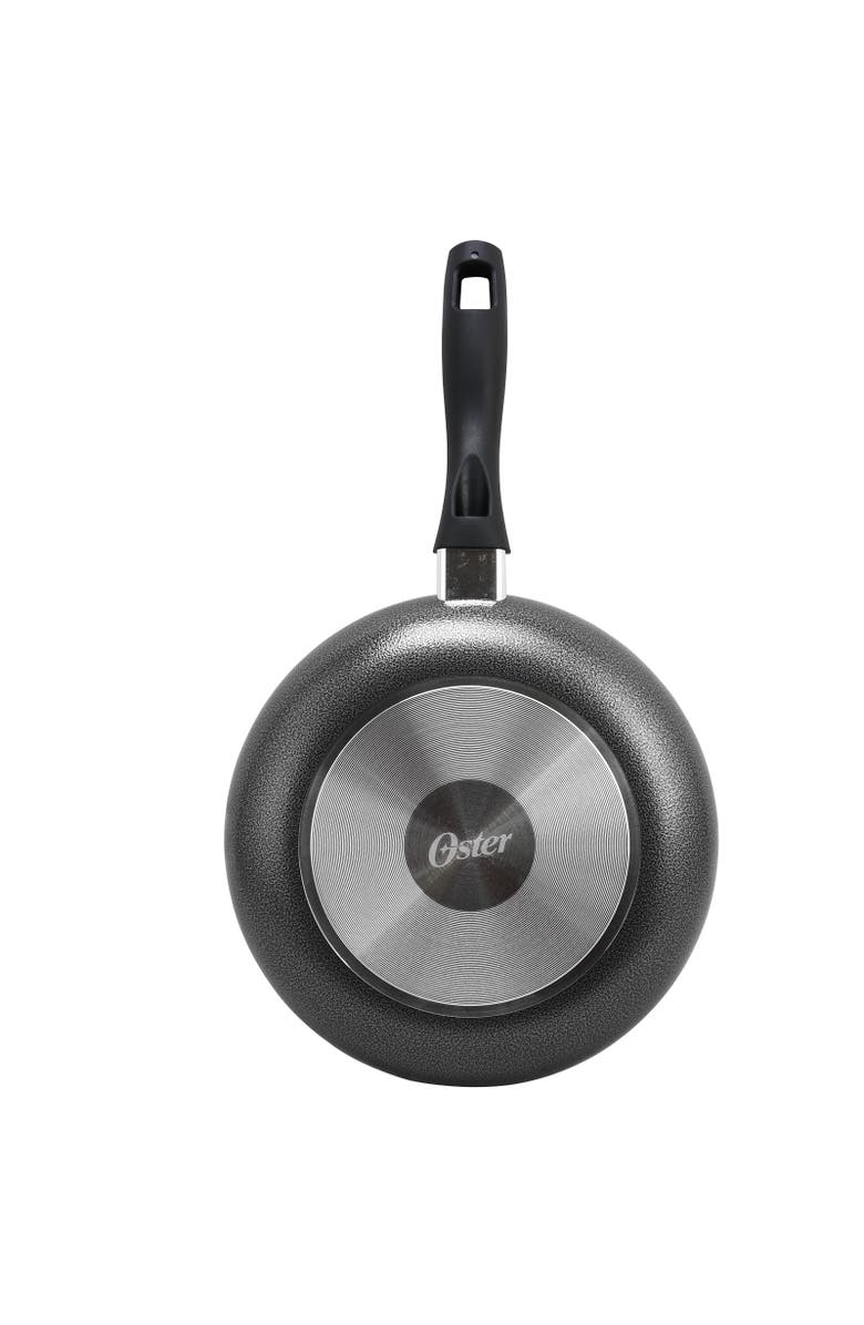 OSTER Clairborne 9.5 Inch Aluminum Hammer Tone Frying Pan, Alternate, color, Charcoal Grey