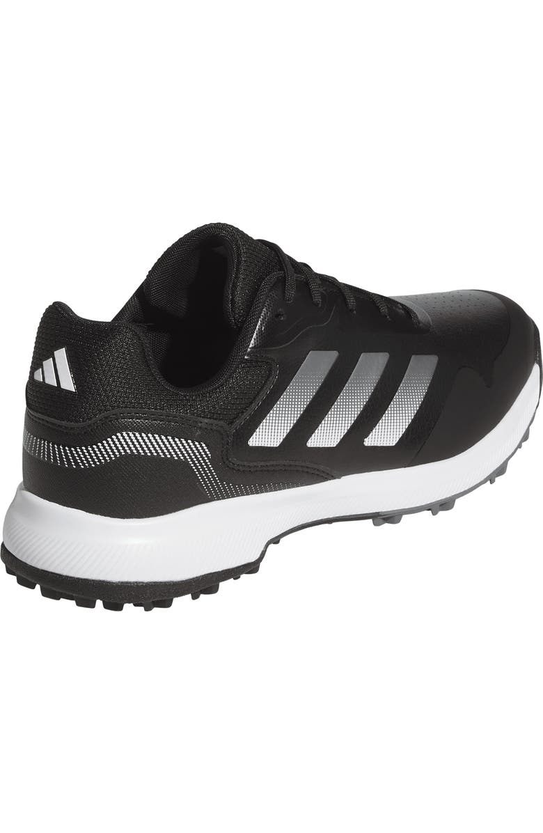 adidas Traxion Response Spikeless Golf Shoe, Alternate, color, Black/ Silver Metallic/ White