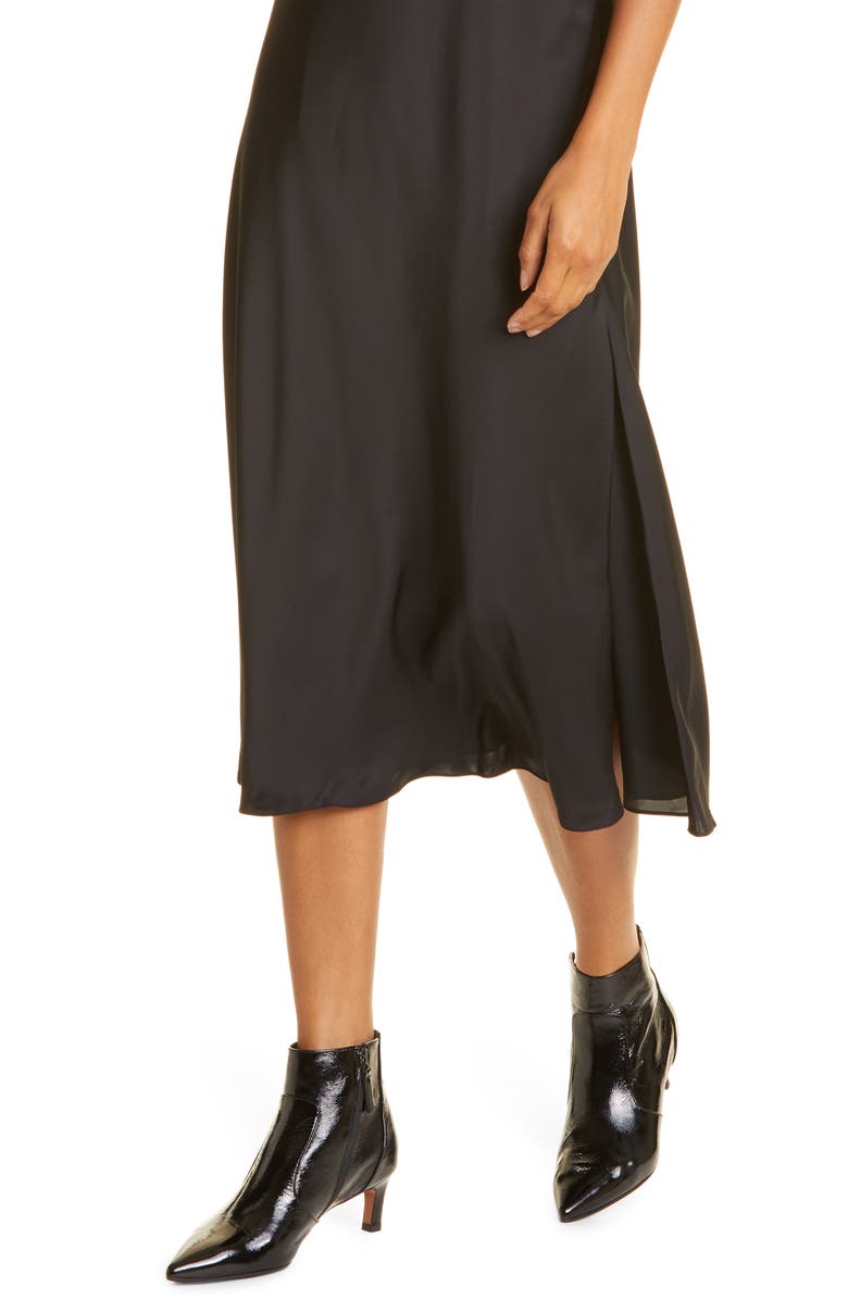 Ted Baker London Joiya Cowl Neck Sleeveless Satin Dress, Alternate, color,