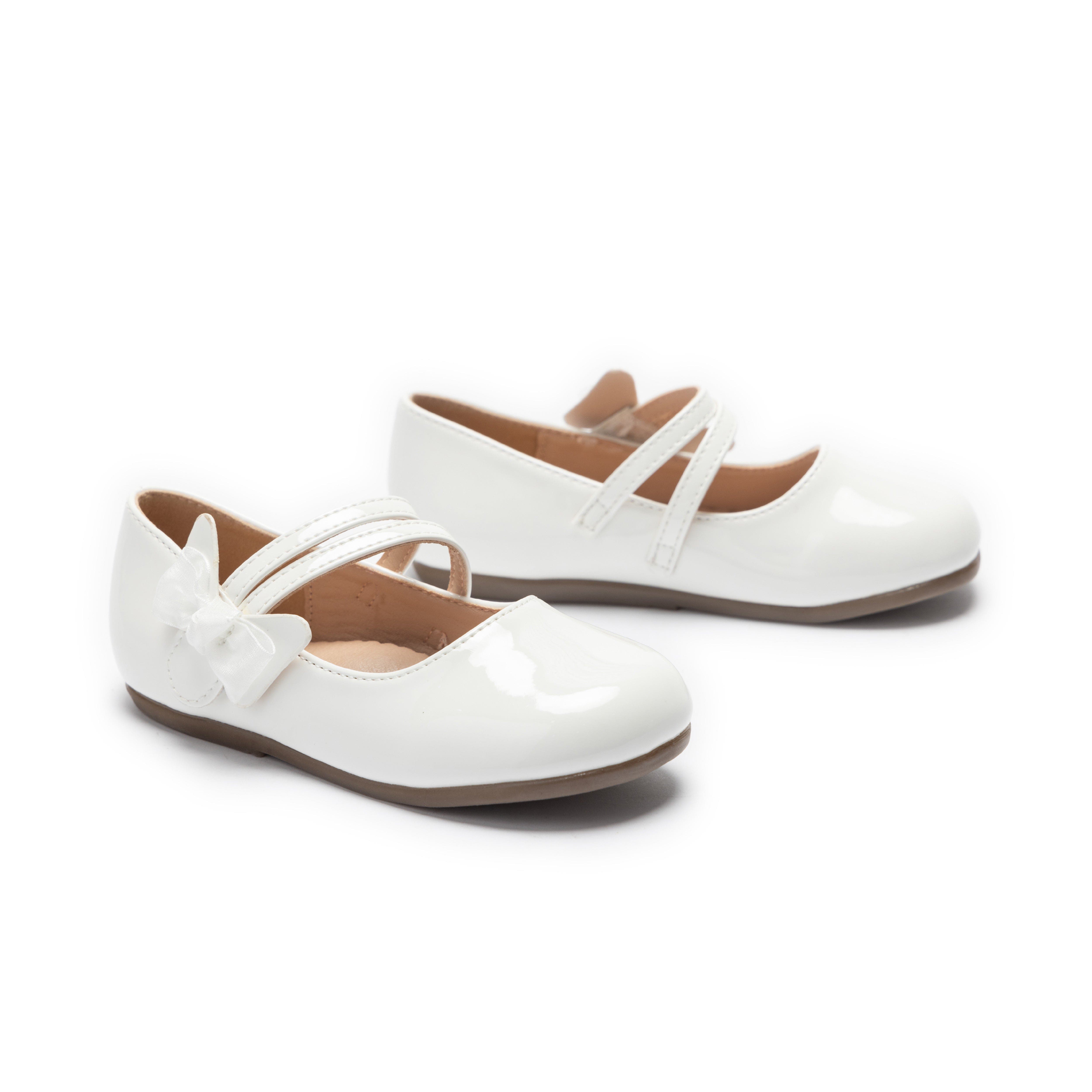 Tulleen Evelina Bow Shoes, Alternate, color, White
