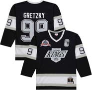 Mitchell & Ness Men's Wayne Gretzky Black Los Angeles Kings 1992-93 Power Play Jersey