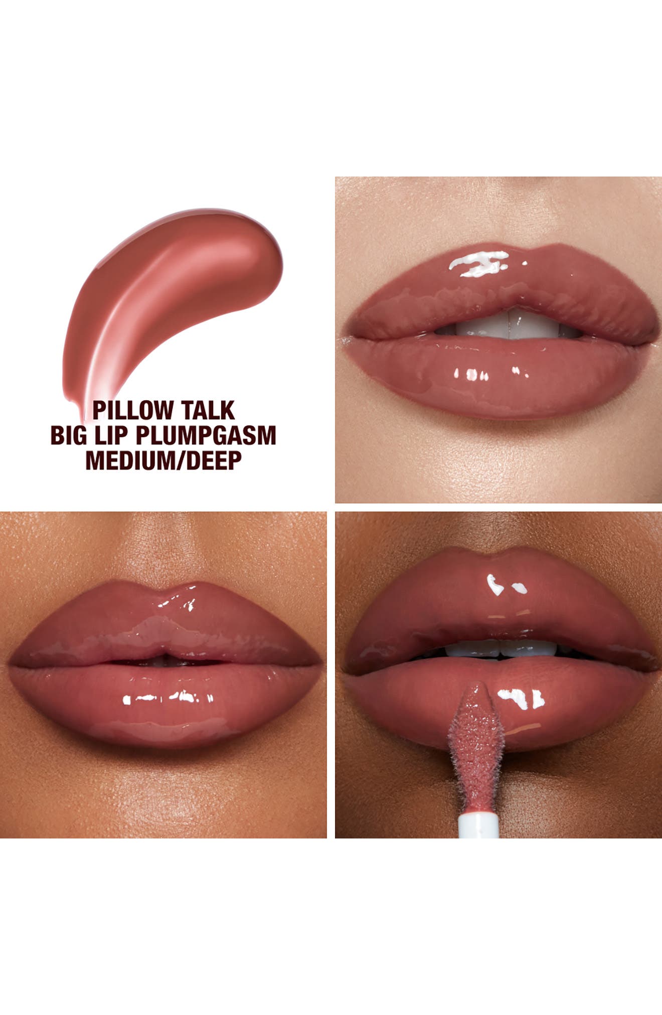 Charlotte Tilbury Pillow Talk Big Lip Plumpgasm Plumping Lip Gloss ...