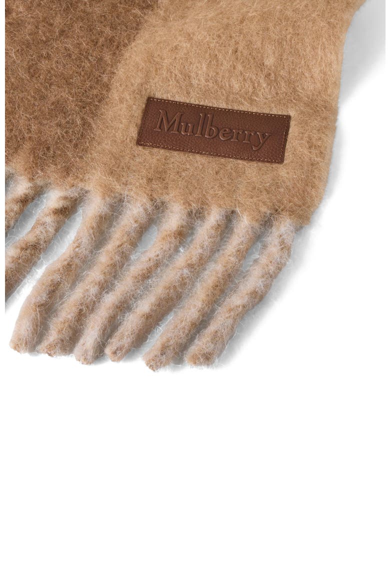 Colour Block Textured Scarf, Alternate, color, Camel-Eggshell