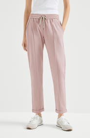 Brunello Cucinelli Track trousers with monili
