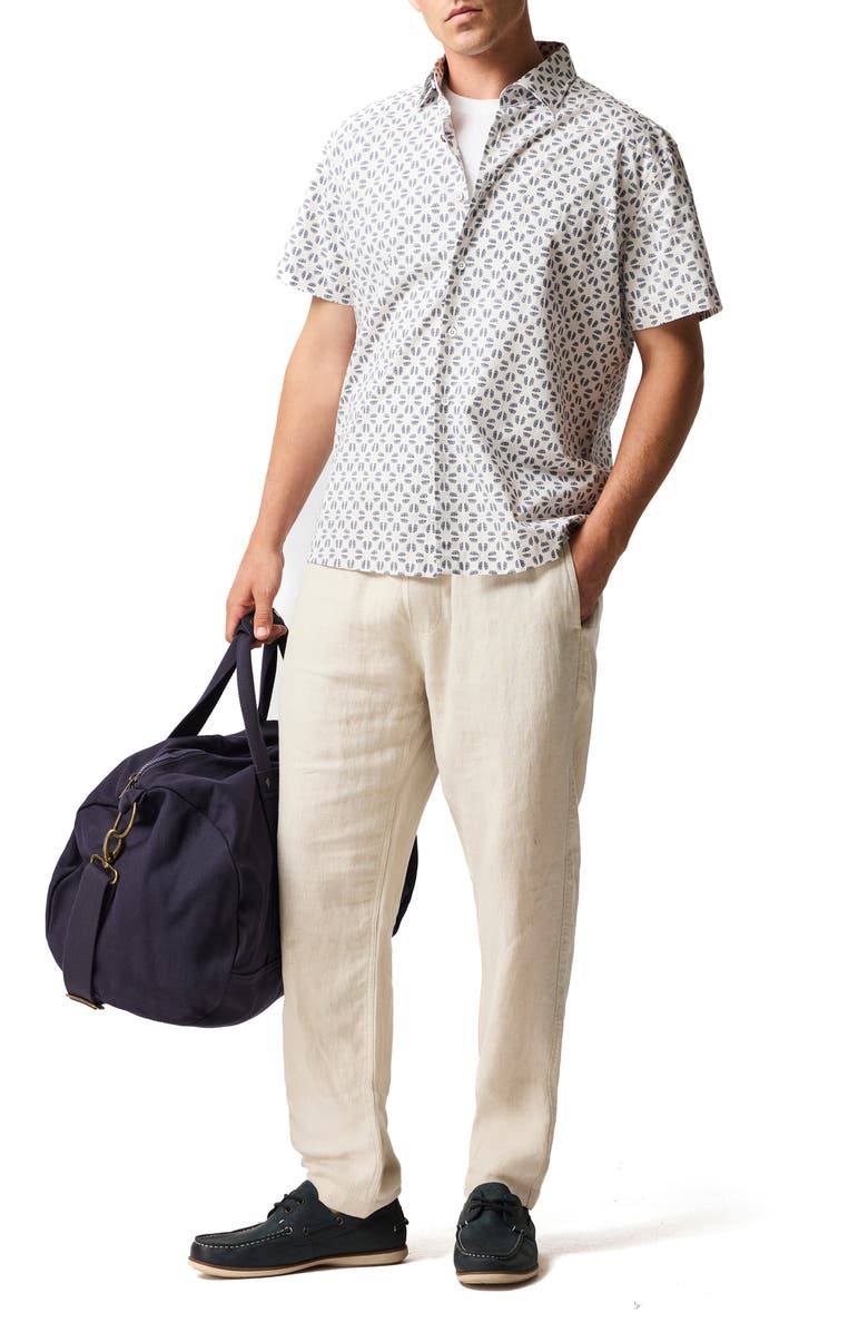 Rodd & Gunn Crown Hill Short Sleeve Button-Up Shirt, Alternate, color, Royal