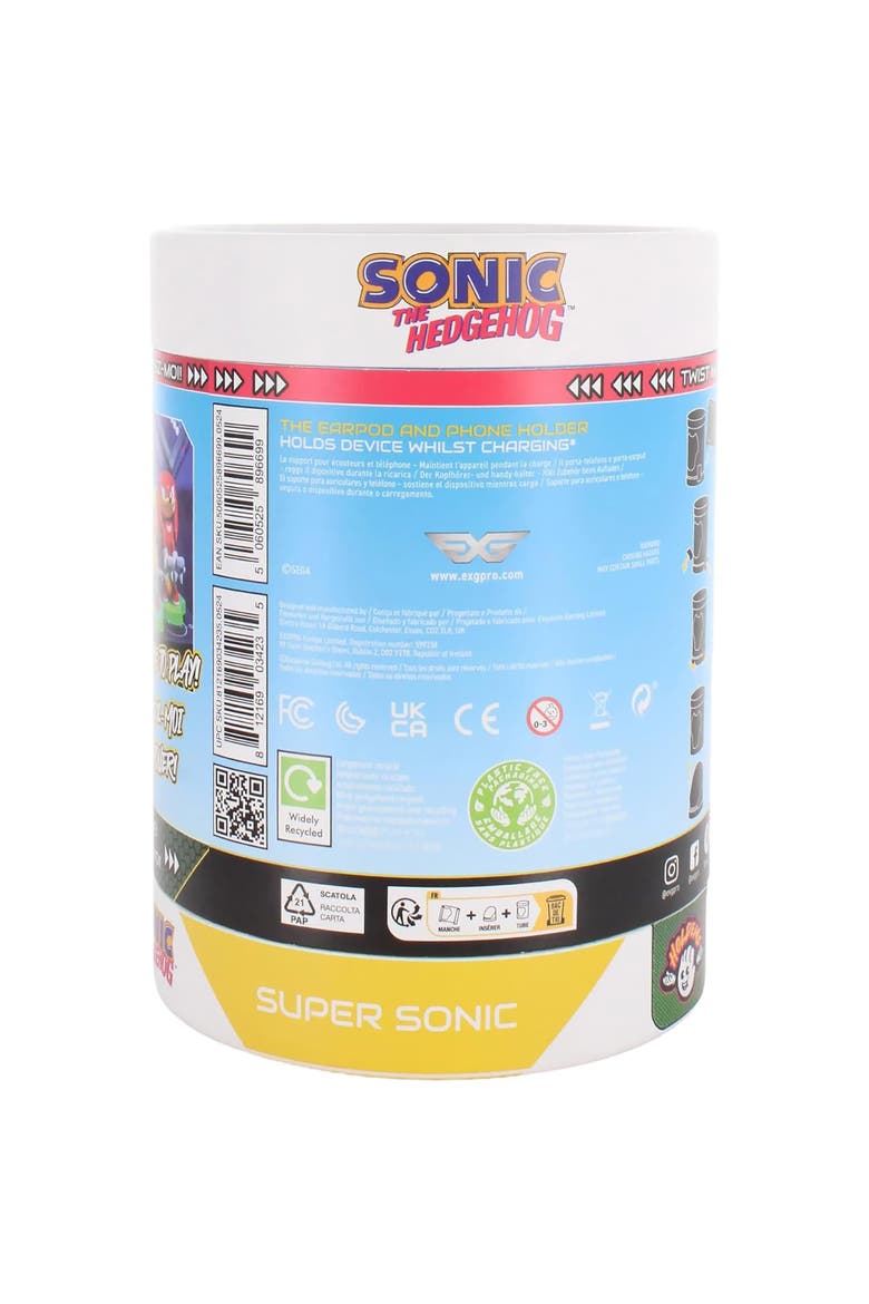 Holdems Sega Super Sonic Earbud & Phone Holder, Alternate, color, Multicolored