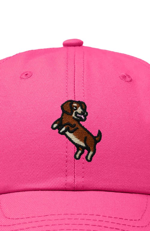 DALIX DALIX DACHSHUND EMBROIDERED DAD CAP