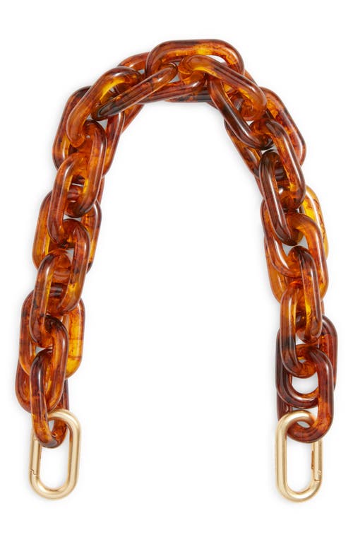 Clare V . Shortie Resin Link Chain Strap