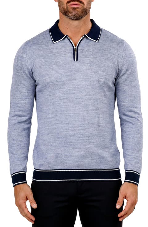 Quarter Zip Merino Wool Sweater