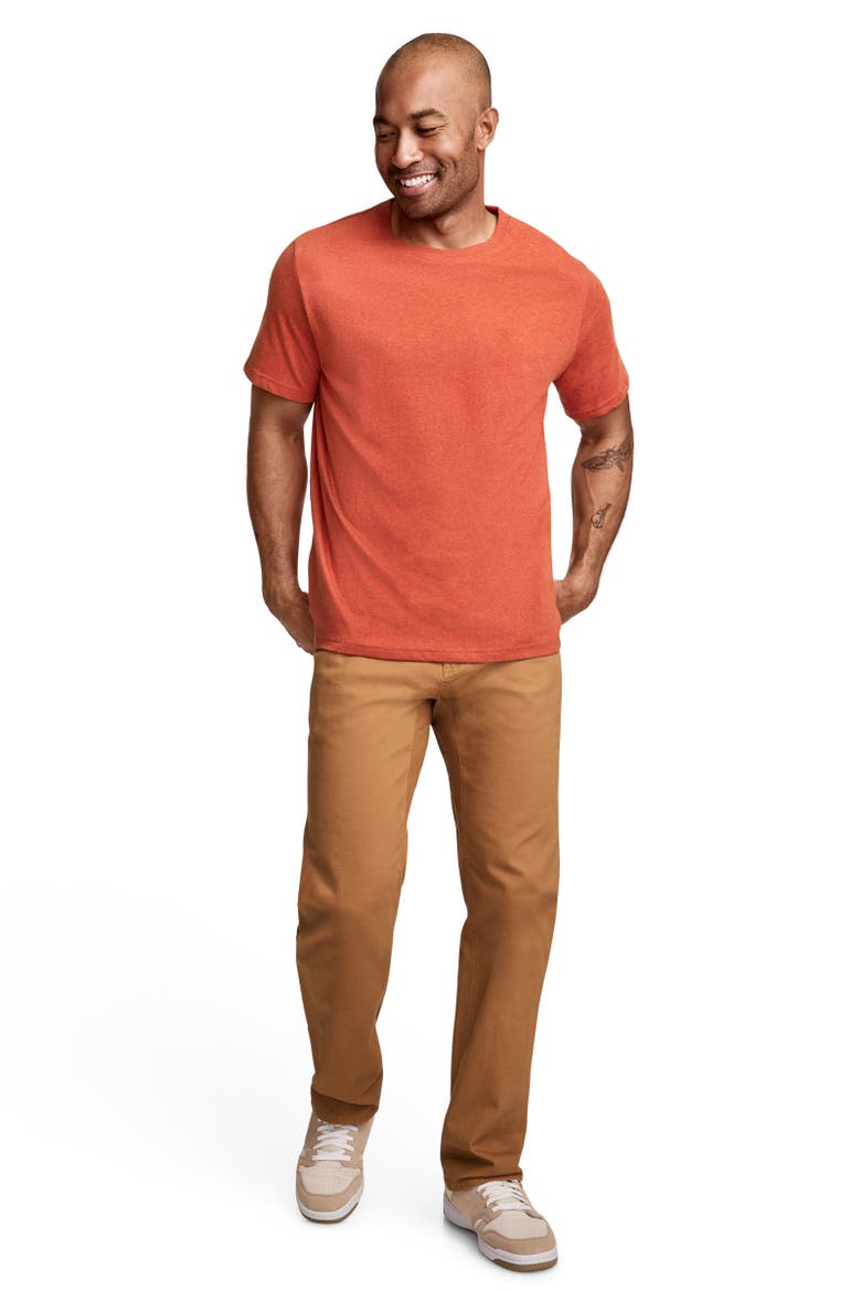 Mens 100% Cotton Legacy Crew Neck T-Shirt, Alternate, color, Jasper Heather