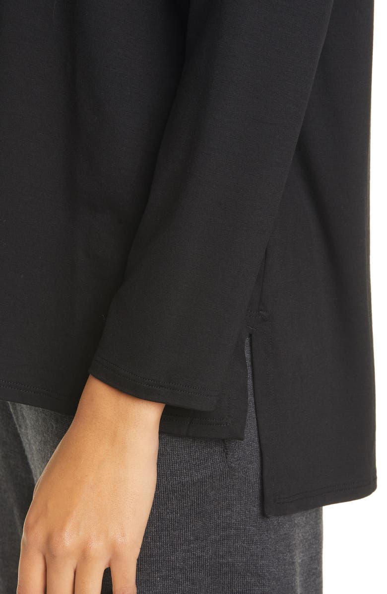 Eileen Fisher Raglan Sleeve Stretch Jersey Tunic, Alternate, color, 