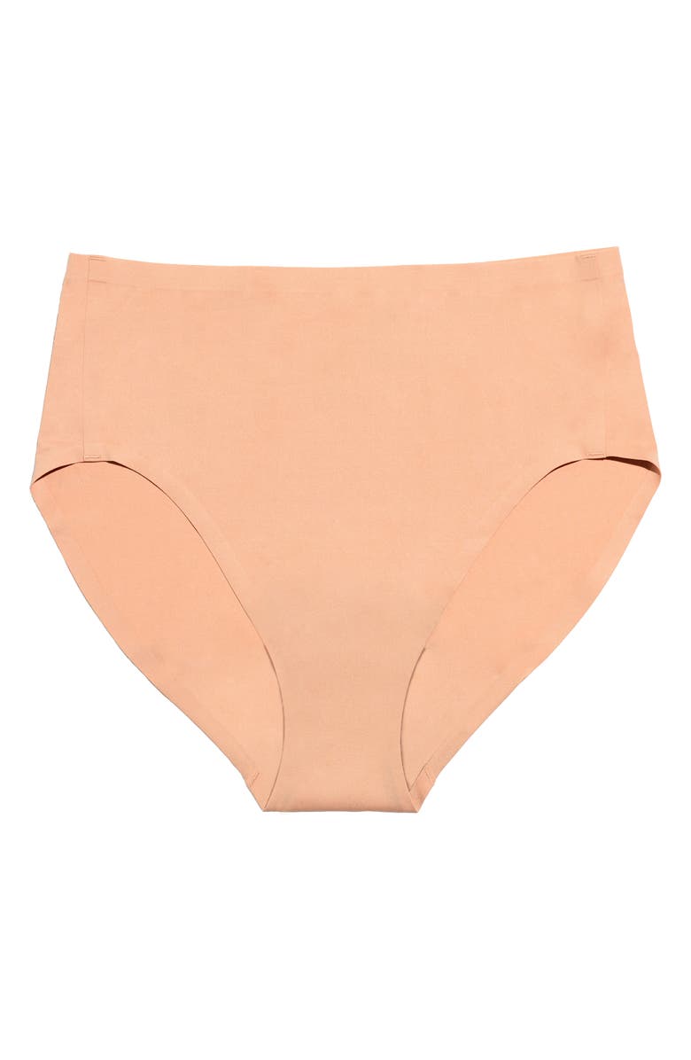 Saalt Seamless High Waist Briefs, Alternate, color, Nude