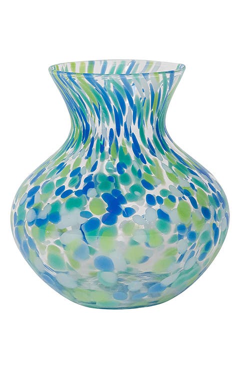 Puro 6-Inch Pattern Glass Vase